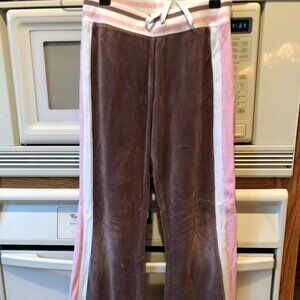 Limited Too Girls Long Fleece Jogging Pants Brown Size 12